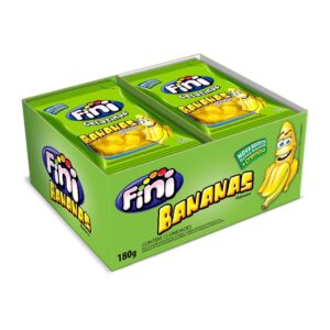 BALA GELATINA MINI SACHE BANANA C/12 FINI