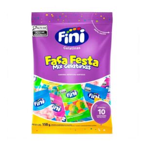 BALA FINI FACA FESTA MIX SACHE 150G C/10
