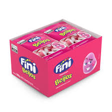 BALA GELATINA MINI SACHE BEIJO C/12 FINI